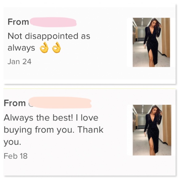 Sparkly Black Velvet Deep V High Slit Midi Dress Long Sleeve - Picture 7 of 10